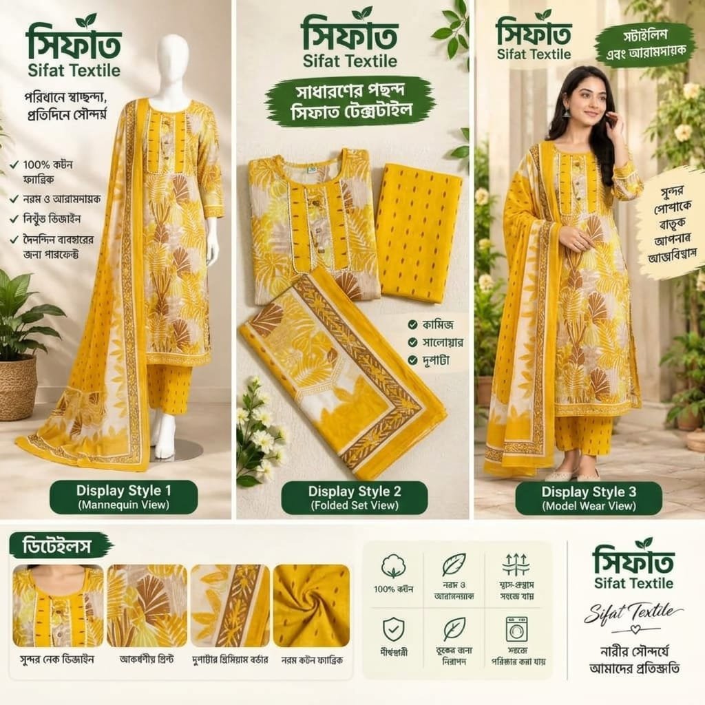 Cutton Salwar kameez with dupatta